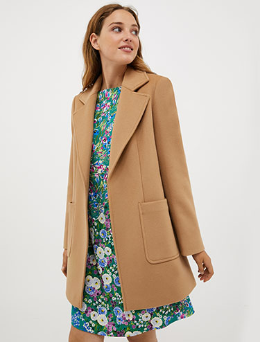 Shortrun wool coat - camel - MAX&Co.